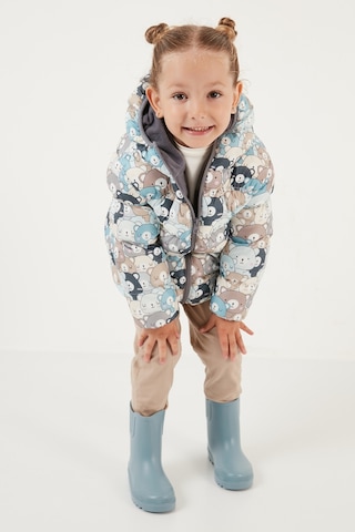 Lela Ekstra Dolgulu Içi Yumuşak Polarlı Kapüşonlu Şişme Unisex Çocuk Mont 5763008 Bej