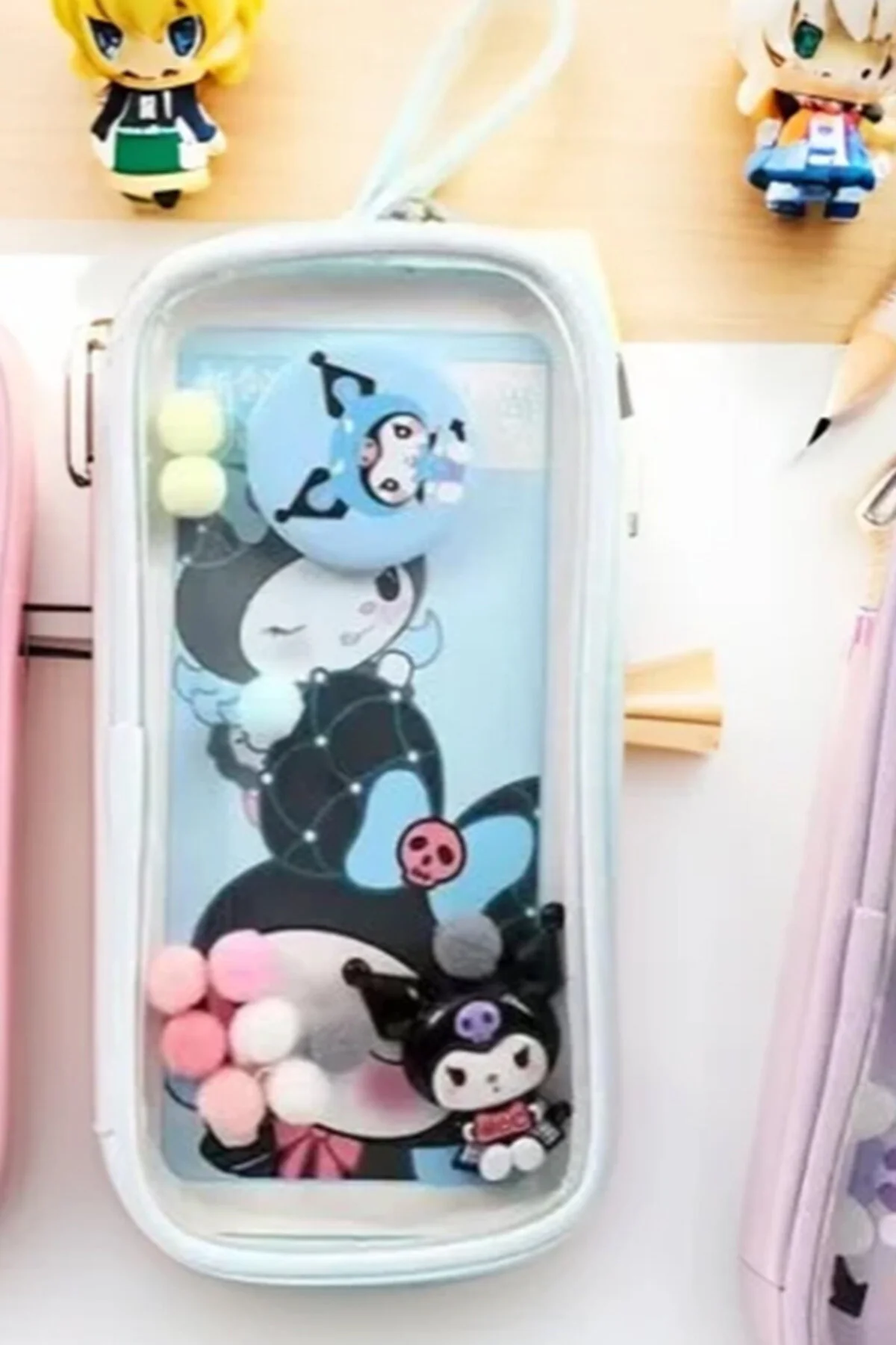 Sevimli Kuromi Ve My Melody Kalem Kutusu Mavi