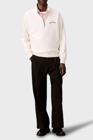 Calvin Klein Erkek Sweat Lv04rc227g Yas Beyaz Beyaz