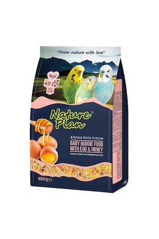Nature Plan Yumurta Ve Ballı Yavru Muhabbet Kuşu Yemi 400 Gr