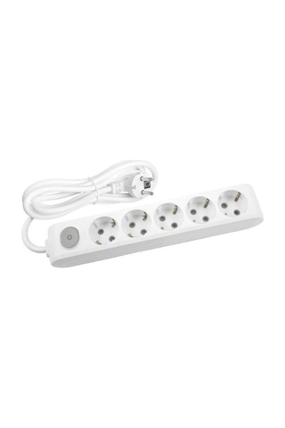 Viko Multi Let 5'li Beşli Priz Topraklı Anahtarlı Kablolu 3 Üç Metre