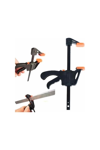 Jms F Tipi Kelepçe Hızlı Cırcır Serbest Bırakma Hızı Sıkma Ahşap Marangoz Aracı