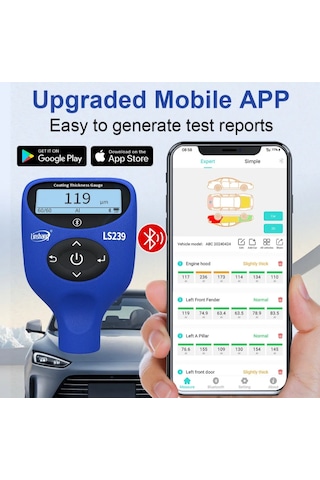Linshang Ls239 Boya Ölçüm Cihazı Bluetooth'lu Expertiz Raporlama