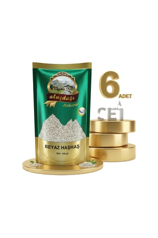 Aluçdağı Beyaz Haşhaş 6x100 Gr