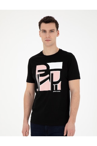 Pierre Cardin Erkek Siyah Tişört 50280964-Vr046 Siyah