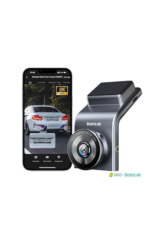 360+ G300h Pro 3k Qhd Adas Wifi + Gps 140 Geniş Açı Gece Görüşlü Akıllı Araç İçi Kamera