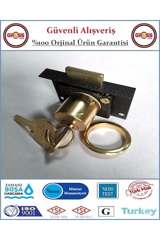 Drawer Lock Çekmece Kilidi 303 - Siyah