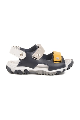 Lacivert Gri Cırtlı Erkek Çocuk Spor Sandalet 173110 P Lacivert - Gri