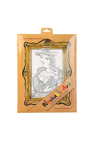 Lexroo Akademi Çocuk Washable Art Pablo Picasso Seated Woman Standart