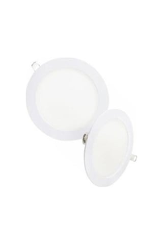 Luxer 12w Ultra İnce Spot Led Panel Seti 2'li Enerji Tasarruflu Tavan Aydınlatma Günışığı 3200k Beyaz