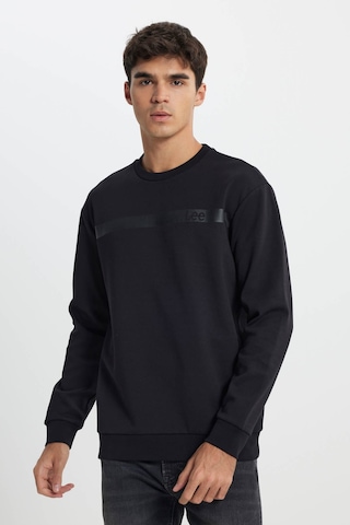 Lee Erkek Sweatshirt Siyah L242499001m Local Coll. Crew 25kmc8000080 Mc80001 Siyah