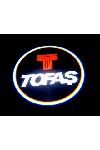 Tofaş Araçlar İçin Pilli Yapıştırmalı Kapı Altı Led Logo