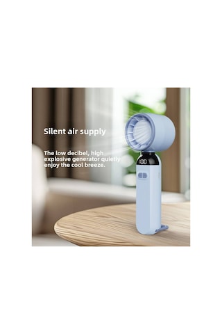 Şarjlı El Fanı 12000rpm 0-120 Hız Ayarı Masaüstü Vantilatör Mini Fan