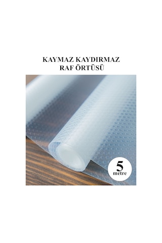 Eva Raflık Kaymaz Dolap İçi Çekmece Raf Örtüsü Kaydırmaz 45 Cm X 5 Metre