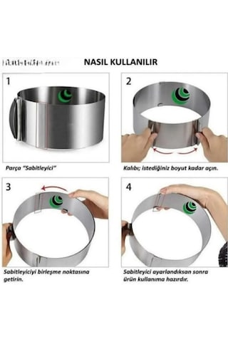 Kek Ve Pasta Kalıbı Yuvarlak Ayarlanabilir