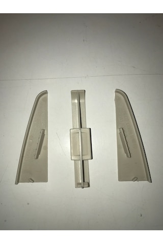 Laminat Parke Süpürgelik Köşe Bağlantı Aparatı 8 CM Gri Renk