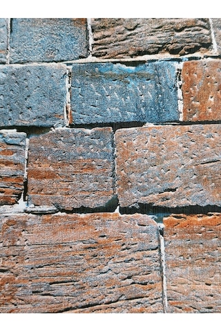 3 Boyutlu Silinebilir Taş Desenli Duvar Kağıdı 5 M² Diğer
