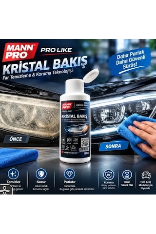 Mann Pro-kararmış Farları 50 Saniyede İçinde Yenileyen Nano Kristal Sıvı 150 Ml 1 Mann Pro-kararmış Farları 50 Saniyede İçinde Yenileyen Nano Kristal Sıvı 150 Ml 1