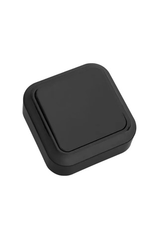 Bylectrıca Tek Tuşlu Yüzey Montajlı Anahtar, Ip54, Siyah 235462160