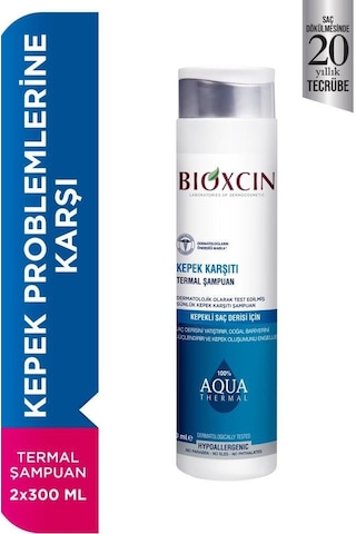 Bioxcin Aqua Termal Kepek Şampuan 2 x 300 ML