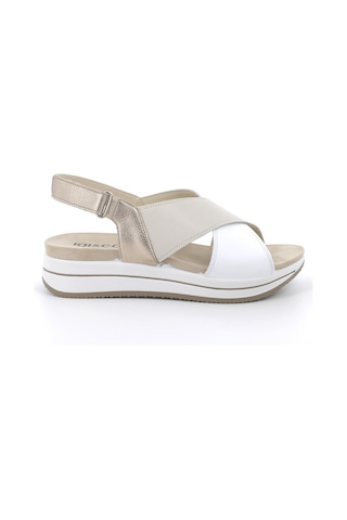 Sandalet Kadın Diğer 7675622 Igı&co Dsd 76756 Capra Tamp/napp Panna Bianco Panna Bianco Çok Renkli