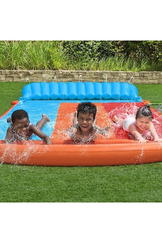 Bestway H2ogo Tsunami Splash Ramp Üçlü Kaydırak 488 Cm Çok Renkli