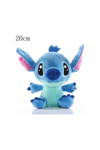 Disney Lilo And Stitch 20 Cm Sevimli Peluş Oyuncak Mavi