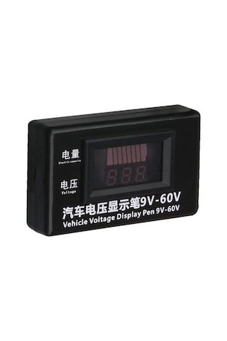 9-60v Otomotiv Lcd Dijital Devre Test Cihazı Gerilim Ölçer.
