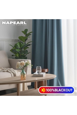 1 Adet Napearl % 100% Karartma Düz Renk Keten Yatak Odası Pencere Perdesi Modern Halka Tipi Perdeler Oturma Odası Perdesi Ev Dekor İçin Pembe