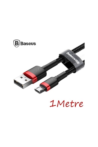 Baseus Cafule Micro Usb 1Metre 2.4A Hızlı Şarj Halat Usb Kablo (476269504)