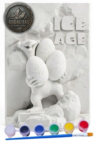 Ice Age Sid 15 Cm Taş Biblo Çocuk Boyama Etkinliği Ice Age Sid 15 Cm Taş Biblo Çocuk Boyama Etkinliği
