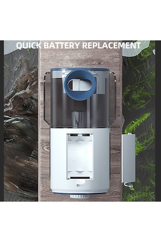 Pazly Zamanlayıcılı Elektrikli Balık Yemi Makinesi, Otomatik/manuel Akvaryum Balık Yemi Dağıtıcısı