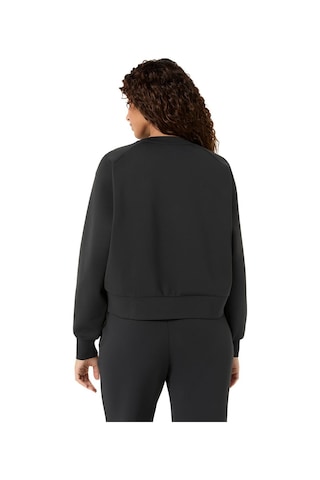 Asics Nagino Refined Texture Kadın Siyah Koşu Sweatshirt 2032d370-001