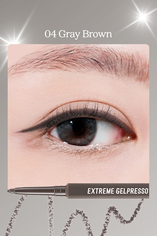Clio Extreme Gelpresso Pencil Liner 04 Gray Brown