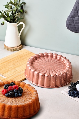 Cake Pro Döküm Papatya Rose Tart Kalıbı 26 Cm Rose