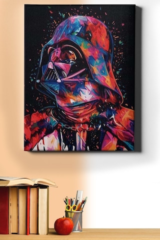 Webstyle Starwars Darth Vader Sayılarla Boyama Seti Kasnaklı 40 X 50 Cm
