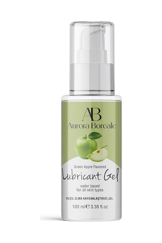 Aurora Boreale Yeşil Elma Aromalı Kayganlaştırıcı Jel 100ml Aurora Boreale Yeşil Elma Aromalı Kayganlaştırıcı Jel 100ml