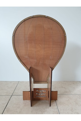 Hdrlazerdizayn Ahşap Balon Model Anı Defteri Pano