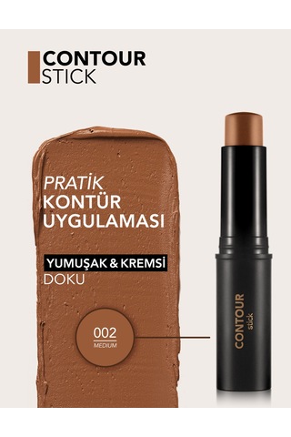 Yumuşak Dokulu & Yarı Mat Bitişli Asansörlü Stick Kontür 8682536111515