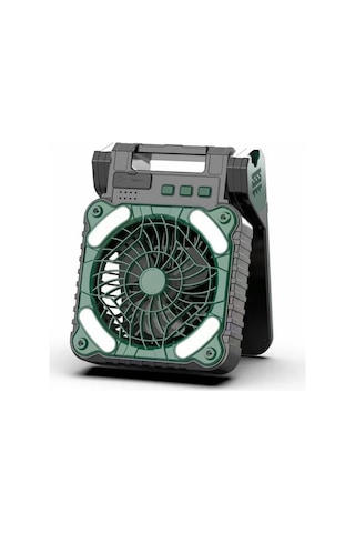 Unimarket Güneş Enerjili Katlanır Kamp Fanı 4 Hız Taşınabilir Masa Çadır Seyahat Fanı