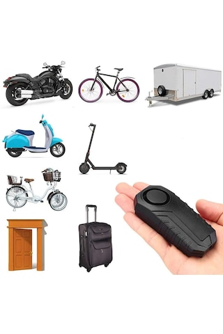 Hpytech Bisiklet Motosiklet Alarm Cihazı Uzaktan Kumandalı Koruma