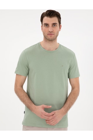 Pierre Cardin Erkek Çağla Tişört Basic 50306980-vr016 Çağla