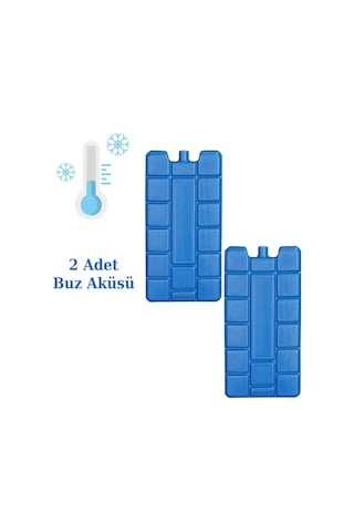 Ns Reliable Buz Aküsü Kasedi Ice Box Soğuk Zincir - 2 Adet Mavi
