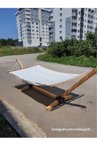 Ahşap Hamak Standı Hamak Ayağı Ahşap