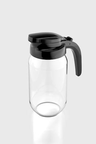 Renga Beluga 1000 Ml Siyah Kapaklı Cam Sürahi 111028