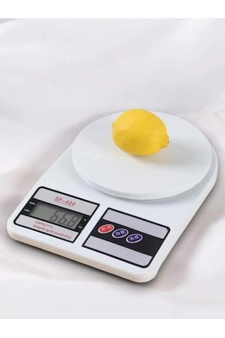 Mutfak Terazisi Hassas Tartı 10 Kg Düz Renkli