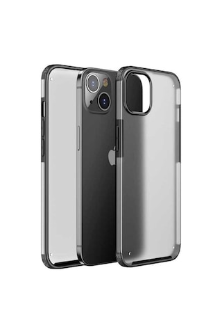 Apple Uyumlu iPhone 13 Mini Kılıf Zore Volks Kapak Siyah