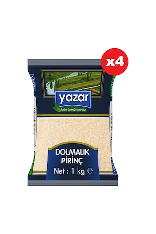 Yazar Dolmalık Pirinç 4 x 1 KG