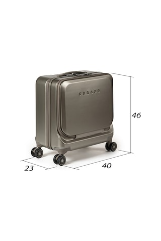 Necati Çanta Tsa Sifreli 15,6 İnç Laptop Ve Tablet Bölmeli Usb Girişli Pilot Çantası Gold-1657 Altın