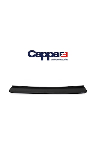 Cappafe Peugeot Rifter Arka Tampon Eşiği Koruma Mat Siyah Abs